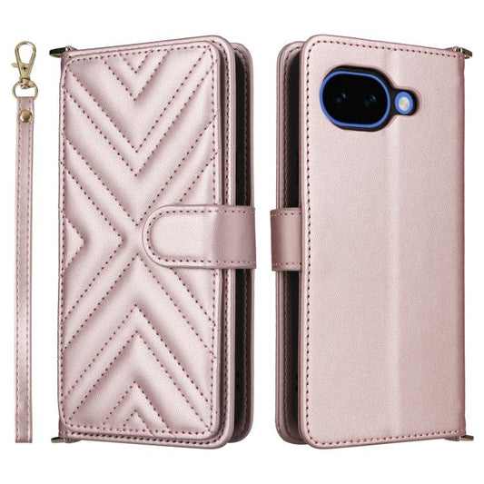 Multifunctional 6-Card Slots Leather Phone Case with Wrist Strap, For Google Pixel 10a, For Google Pixel 10 Pro XL, For Google Pixel 10 / Pixel 10 Pro, For Google Pixel 9 / Pixel 9 Pro