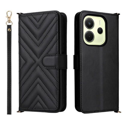 Multifunctional 6-Card Slots Leather Phone Case with Wrist Strap, For Redmi A7 Pro 171mm / Poco C85x 5G, For Redmi Turbo 5 Max / Poco X8 Pro Max, For Redmi Turbo 5 5G / Poco X8 Pro 5G, For Redmi Note 15 Pro+ 5G 163.3mm/Poco M8 Pro 5G                   ...