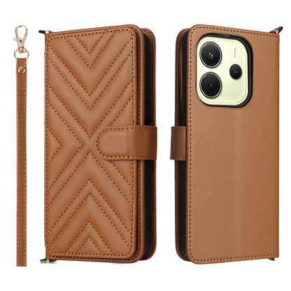 Multifunctional 6-Card Slots Leather Phone Case with Wrist Strap, For Redmi A7 Pro 171mm / Poco C85x 5G, For Redmi Turbo 5 Max / Poco X8 Pro Max, For Redmi Turbo 5 5G / Poco X8 Pro 5G, For Redmi Note 15 Pro+ 5G 163.3mm/Poco M8 Pro 5G                   ...