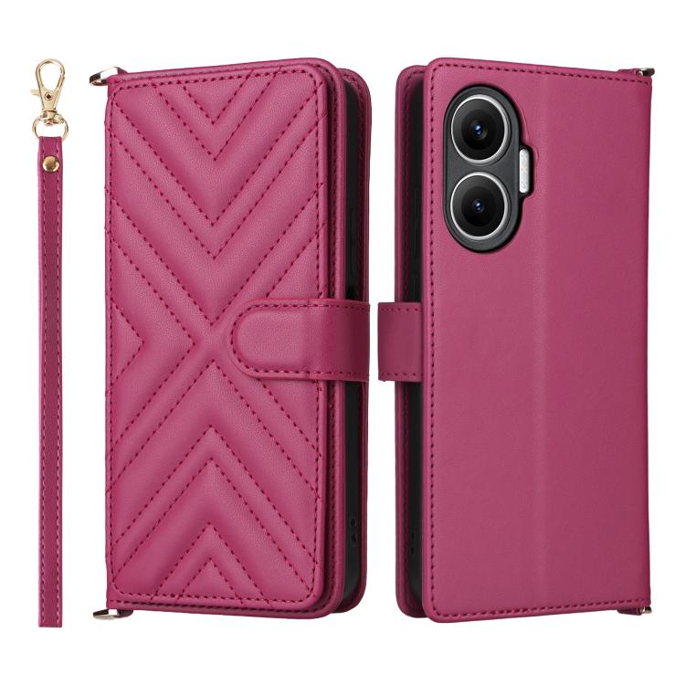 Multifunctional 6-Card Slots Leather Phone Case with Wrist Strap, For Redmi A7 Pro 171mm / Poco C85x 5G, For Redmi Turbo 5 Max / Poco X8 Pro Max, For Redmi Turbo 5 5G / Poco X8 Pro 5G, For Redmi Note 15 Pro+ 5G 163.3mm/Poco M8 Pro 5G                   ...