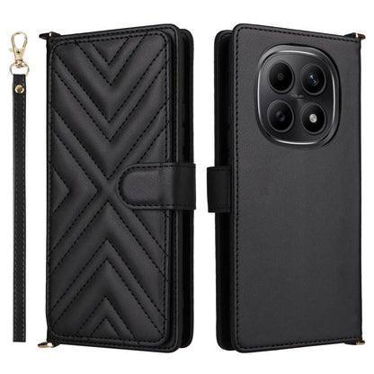 Multifunctional 6-Card Slots Leather Phone Case with Wrist Strap, For Redmi A7 Pro 171mm / Poco C85x 5G, For Redmi Turbo 5 Max / Poco X8 Pro Max, For Redmi Turbo 5 5G / Poco X8 Pro 5G, For Redmi Note 15 Pro+ 5G 163.3mm/Poco M8 Pro 5G                   ...
