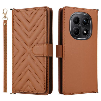 Multifunctional 6-Card Slots Leather Phone Case with Wrist Strap, For Redmi A7 Pro 171mm / Poco C85x 5G, For Redmi Turbo 5 Max / Poco X8 Pro Max, For Redmi Turbo 5 5G / Poco X8 Pro 5G, For Redmi Note 15 Pro+ 5G 163.3mm/Poco M8 Pro 5G                   ...