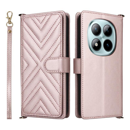 Multifunctional 6-Card Slots Leather Phone Case with Wrist Strap, For Redmi A7 Pro 171mm / Poco C85x 5G, For Redmi Turbo 5 Max / Poco X8 Pro Max, For Redmi Turbo 5 5G / Poco X8 Pro 5G, For Redmi Note 15 Pro+ 5G 163.3mm/Poco M8 Pro 5G                   ...