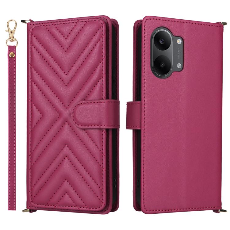 Multifunctional 6-Card Slots Leather Phone Case with Wrist Strap, For Redmi A7 Pro 171mm / Poco C85x 5G, For Redmi Turbo 5 Max / Poco X8 Pro Max, For Redmi Turbo 5 5G / Poco X8 Pro 5G, For Redmi Note 15 Pro+ 5G 163.3mm/Poco M8 Pro 5G                   ...
