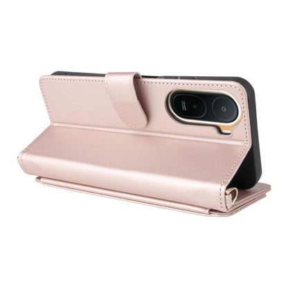 Multifunctional 6-Card Slots Leather Phone Case with Wrist Strap, For Redmi A7 Pro 171mm / Poco C85x 5G, For Redmi Turbo 5 Max / Poco X8 Pro Max, For Redmi Turbo 5 5G / Poco X8 Pro 5G, For Redmi Note 15 Pro+ 5G 163.3mm/Poco M8 Pro 5G                   ...