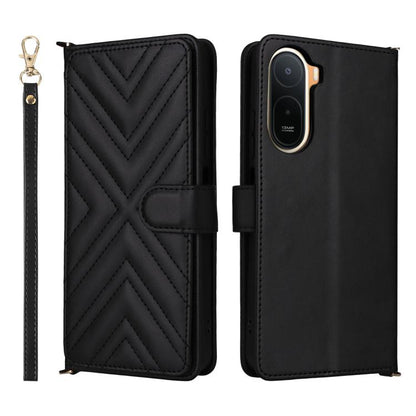 Multifunctional 6-Card Slots Leather Phone Case with Wrist Strap, For Redmi A7 Pro 171mm / Poco C85x 5G, For Redmi Turbo 5 Max / Poco X8 Pro Max, For Redmi Turbo 5 5G / Poco X8 Pro 5G, For Redmi Note 15 Pro+ 5G 163.3mm/Poco M8 Pro 5G                   ...