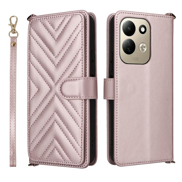 Multifunctional 6-Card Slots Leather Phone Case with Wrist Strap, For Redmi 17 5G / 4G Global 170mm / Poco M8x, For Redmi Note 17 Pro+ 5G Global 163.4mm, For Redmi Note 17 5G / 4G Global / 5G India 169.7mm, For Redmi A7 Pro 171mm / Poco C85x 5G        ...