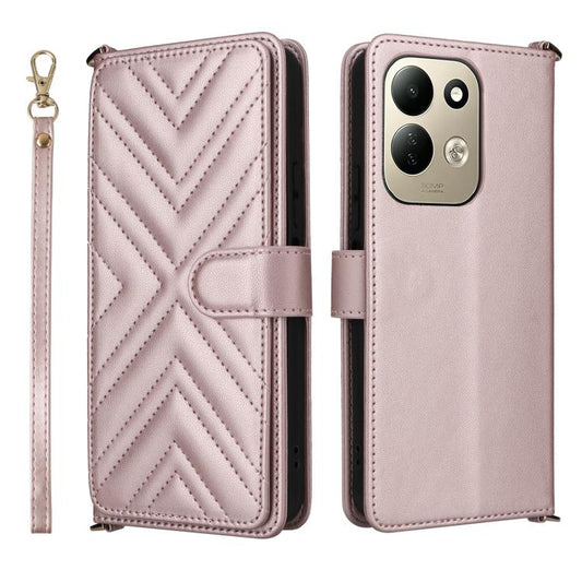 Multifunctional 6-Card Slots Leather Phone Case with Wrist Strap, For Redmi 17 5G / 4G Global 170mm / Poco M8x, For Redmi Note 17 5G / 4G Global / 5G India 169.7mm, For Redmi Note 17 Pro+ 5G Global 163.4mm, For Redmi A7 Pro 171mm / Poco C85x 5G        ...