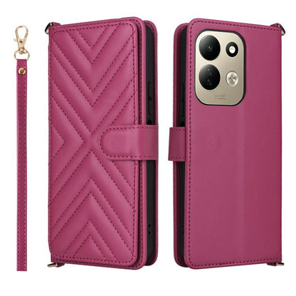 Multifunctional 6-Card Slots Leather Phone Case with Wrist Strap, For Redmi 17 5G / 4G Global 170mm / Poco M8x, For Redmi Note 17 Pro+ 5G Global 163.4mm, For Redmi Note 17 5G / 4G Global / 5G India 169.7mm, For Redmi A7 Pro 171mm / Poco C85x 5G        ...