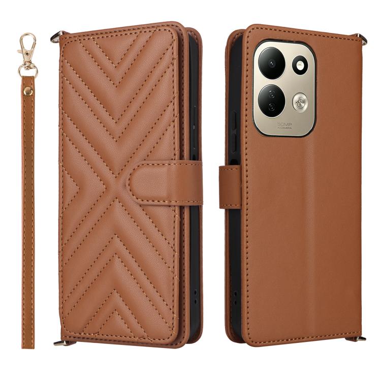 Multifunctional 6-Card Slots Leather Phone Case with Wrist Strap, For Redmi 17 5G / 4G Global 170mm / Poco M8x, For Redmi Note 17 Pro+ 5G Global 163.4mm, For Redmi Note 17 5G / 4G Global / 5G India 169.7mm, For Redmi A7 Pro 171mm / Poco C85x 5G        ...
