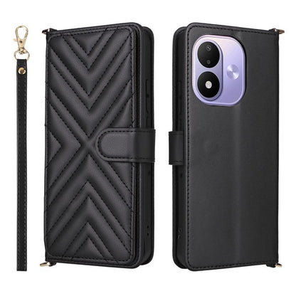 Multifunctional 6-Card Slots Leather Phone Case with Wrist Strap, For Redmi 17 5G / 4G Global 170mm / Poco M8x, For Redmi Note 17 Pro+ 5G Global 163.4mm, For Redmi Note 17 5G / 4G Global / 5G India 169.7mm, For Redmi A7 Pro 171mm / Poco C85x 5G        ...