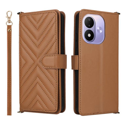 Multifunctional 6-Card Slots Leather Phone Case with Wrist Strap, For Redmi 17 5G / 4G Global 170mm / Poco M8x, For Redmi Note 17 Pro+ 5G Global 163.4mm, For Redmi Note 17 5G / 4G Global / 5G India 169.7mm, For Redmi A7 Pro 171mm / Poco C85x 5G        ...