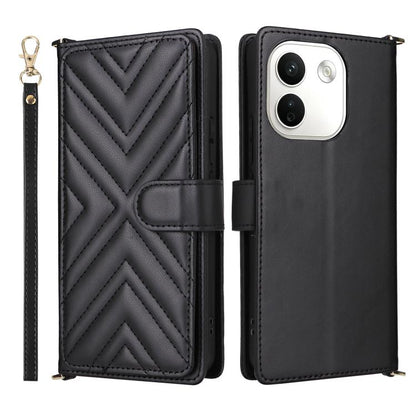 Multifunctional 6-Card Slots Leather Phone Case with Wrist Strap, For Redmi 17 5G / 4G Global 170mm / Poco M8x, For Redmi Note 17 Pro+ 5G Global 163.4mm, For Redmi Note 17 5G / 4G Global / 5G India 169.7mm, For Redmi A7 Pro 171mm / Poco C85x 5G        ...