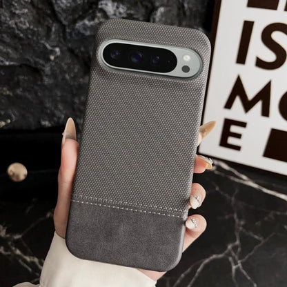 Stitching Cloth MagSafe Magnetic PC Hybrid PU Phone Case, For Google Pixel 11 Pro XL, For Google Pixel 11 / Pixel 11 Pro, For Google Pixel 10 Pro XL, For Google Pixel 10 / Pixel 10 Pro, For Google Pixel 9 Pro XL, For Google Pixel 9 / 9 Pro             ...