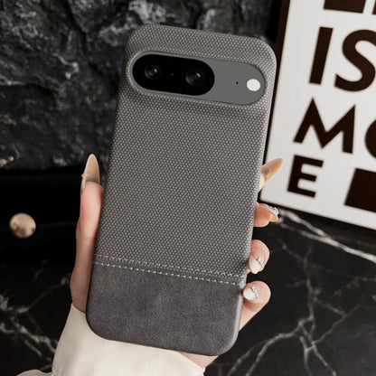 Stitching Cloth MagSafe Magnetic PC Hybrid PU Phone Case, For Google Pixel 11 Pro XL, For Google Pixel 11 / Pixel 11 Pro, For Google Pixel 10 Pro XL, For Google Pixel 10 / Pixel 10 Pro, For Google Pixel 9 Pro XL, For Google Pixel 9 / 9 Pro             ...