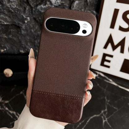 Stitching Cloth MagSafe Magnetic PC Hybrid PU Phone Case, For Google Pixel 11 Pro XL, For Google Pixel 11 / Pixel 11 Pro, For Google Pixel 10 Pro XL, For Google Pixel 10 / Pixel 10 Pro, For Google Pixel 9 Pro XL, For Google Pixel 9 / 9 Pro             ...