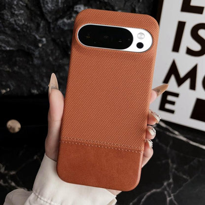 Stitching Cloth MagSafe Magnetic PC Hybrid PU Phone Case, For Google Pixel 11 Pro XL, For Google Pixel 11 / Pixel 11 Pro, For Google Pixel 10 Pro XL, For Google Pixel 10 / Pixel 10 Pro, For Google Pixel 9 Pro XL, For Google Pixel 9 / 9 Pro             ...