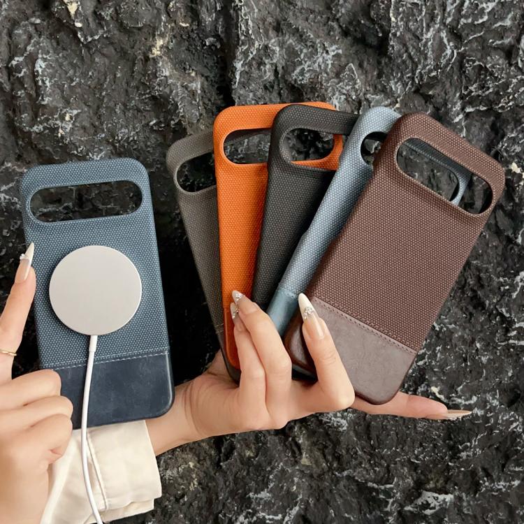 Stitching Cloth MagSafe Magnetic PC Hybrid PU Phone Case, For Google Pixel 11 Pro XL, For Google Pixel 11 / Pixel 11 Pro, For Google Pixel 10 Pro XL, For Google Pixel 10 / Pixel 10 Pro, For Google Pixel 9 Pro XL, For Google Pixel 9 / 9 Pro             ...
