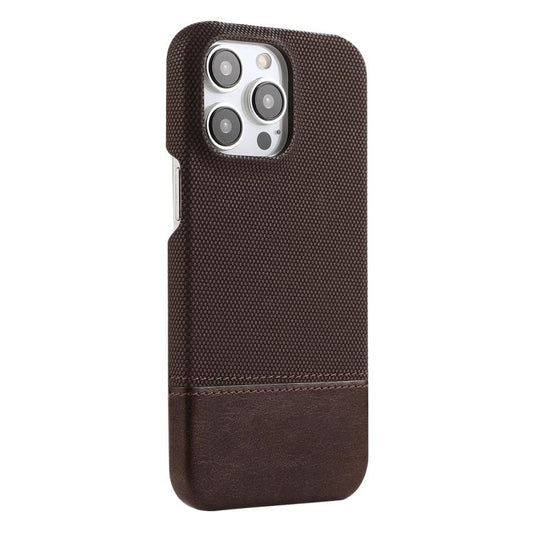 Stitching Cloth MagSafe Magnetic PC Hybrid PU Phone Case