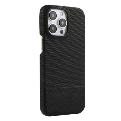 Stitching Cloth MagSafe Magnetic PC Hybrid PU Phone Case