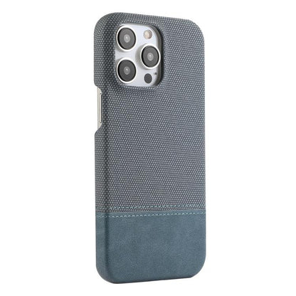 Stitching Cloth MagSafe Magnetic PC Hybrid PU Phone Case