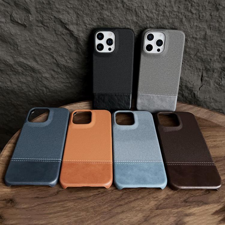 Stitching Cloth MagSafe Magnetic PC Hybrid PU Phone Case, For iPhone 13 Pro, For iPhone 12 / 12 Pro, For iPhone 12 Pro Max