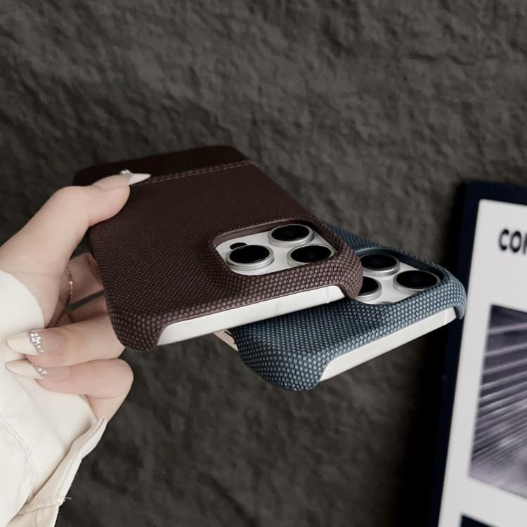 Stitching Cloth MagSafe Magnetic PC Hybrid PU Phone Case, For iPhone 13 Pro, For iPhone 12 / 12 Pro, For iPhone 12 Pro Max