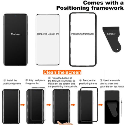 imak 3D Curved Tempered Glass Film, Full Glue Positioning Version, For Tecno Camon 40 Pro 5G / 4G