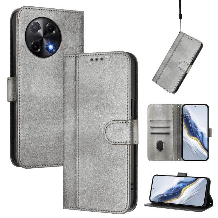 Line Splicing Buckle Retro Leather Phone Case, For Tecno Camon 50 Pro 4G, For Tecno Camon 50 4G, For Tecno Spark Slim 5G, For Tecno Pop 10 / Infinix Smart 10 4G, For Tecno Spark Go 1S / Go 2025, For Tecno Camon 40 Pro 4G, For Tecno Camon 40 Premier    ...