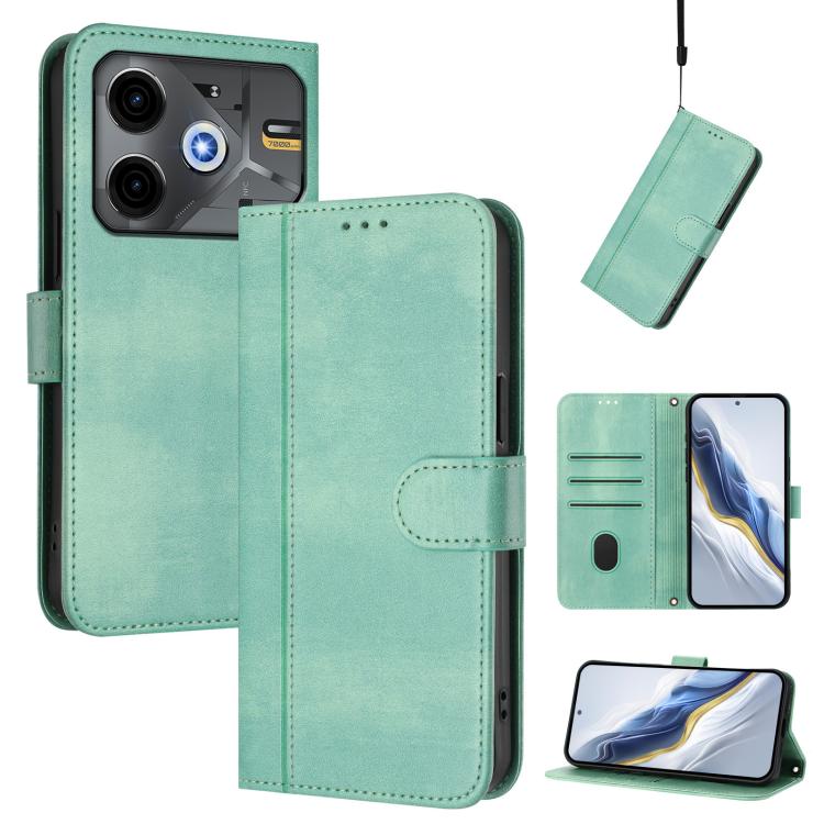 Line Splicing Buckle Retro Leather Phone Case, For Tecno Camon 50 Pro 4G, For Tecno Camon 50 4G, For Tecno Spark Slim 5G, For Tecno Pop 10 / Infinix Smart 10 4G, For Tecno Spark Go 1S / Go 2025, For Tecno Camon 40 Pro 4G, For Tecno Camon 40 Premier    ...