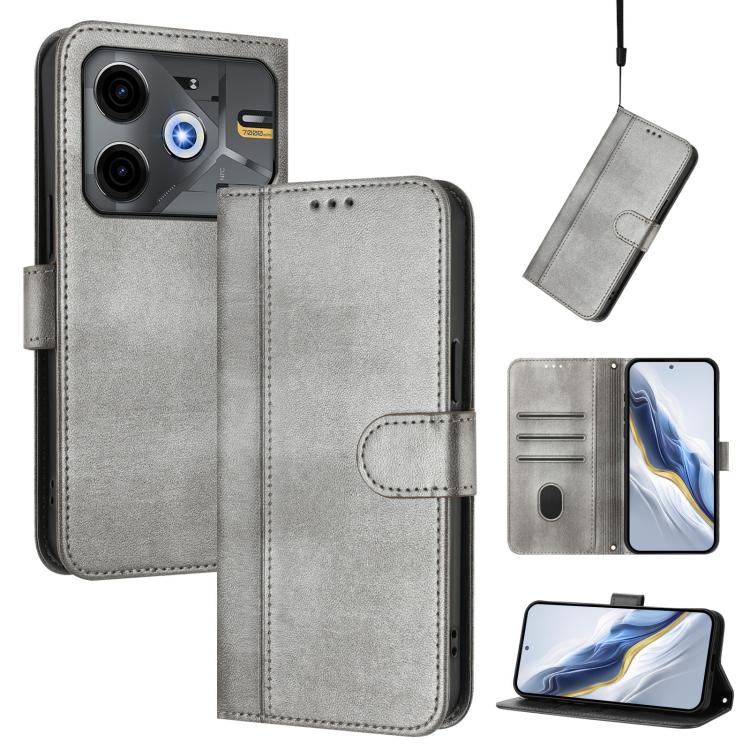 Line Splicing Buckle Retro Leather Phone Case, For Tecno Camon 50 Pro 4G, For Tecno Camon 50 4G, For Tecno Spark Slim 5G, For Tecno Pop 10 / Infinix Smart 10 4G, For Tecno Spark Go 1S / Go 2025, For Tecno Camon 40 Pro 4G, For Tecno Camon 40 Premier    ...