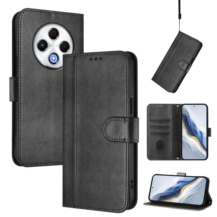 Line Splicing Buckle Retro Leather Phone Case, For Tecno Spark 30 4G, For Tecno Spark Go 5G 2025 / Infinix Hot 60i, For Tecno Spark 30C 4G, For Tecno Spark 20 Pro 5G, For Tecno Pop 6C, For Tecno Spark 10 Pro Magic Magenta, For Tecno Pova 6 4G          ...