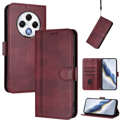 Line Splicing Buckle Retro Leather Phone Case, For Tecno Spark 30 4G, For Tecno Spark Go 5G 2025 / Infinix Hot 60i, For Tecno Spark 30C 4G, For Tecno Spark 20 Pro 5G, For Tecno Pop 6C, For Tecno Spark 10 Pro Magic Magenta, For Tecno Pova 6 4G          ...