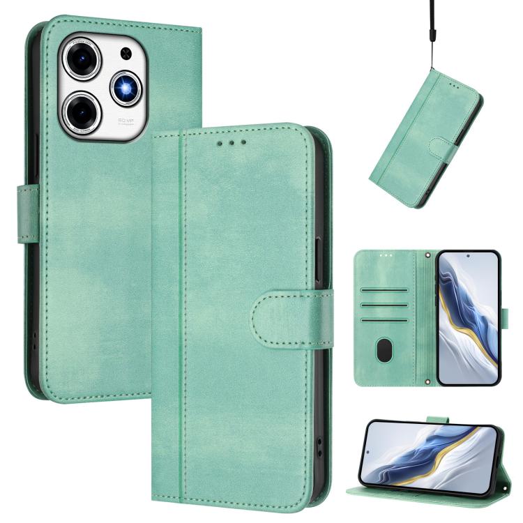 Line Splicing Buckle Retro Leather Phone Case, For Tecno Spark 30 4G, For Tecno Spark Go 5G 2025 / Infinix Hot 60i, For Tecno Spark 30C 4G, For Tecno Spark 20 Pro 5G, For Tecno Pop 6C, For Tecno Spark 10 Pro Magic Magenta, For Tecno Pova 6 4G          ...