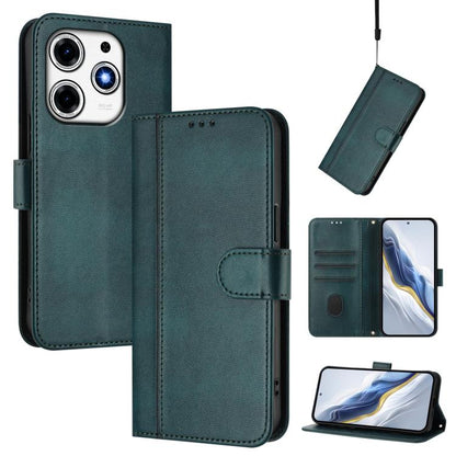 Line Splicing Buckle Retro Leather Phone Case, For Tecno Spark 30 4G, For Tecno Spark Go 5G 2025 / Infinix Hot 60i, For Tecno Spark 30C 4G, For Tecno Spark 20 Pro 5G, For Tecno Pop 6C, For Tecno Spark 10 Pro Magic Magenta, For Tecno Pova 6 4G          ...