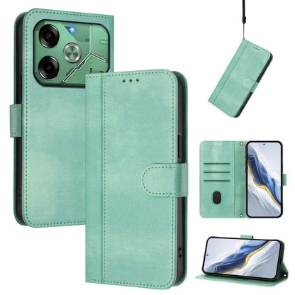 Line Splicing Buckle Retro Leather Phone Case, For Tecno Spark 30 4G, For Tecno Spark Go 5G 2025 / Infinix Hot 60i, For Tecno Spark 30C 4G, For Tecno Spark 20 Pro 5G, For Tecno Pop 6C, For Tecno Spark 10 Pro Magic Magenta, For Tecno Pova 6 4G          ...