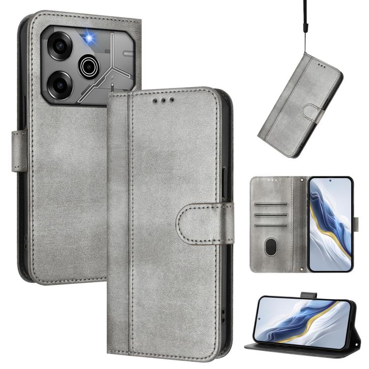 Line Splicing Buckle Retro Leather Phone Case, For Tecno Spark 30 4G, For Tecno Spark Go 5G 2025 / Infinix Hot 60i, For Tecno Spark 30C 4G, For Tecno Spark 20 Pro 5G, For Tecno Pop 6C, For Tecno Spark 10 Pro Magic Magenta, For Tecno Pova 6 4G          ...