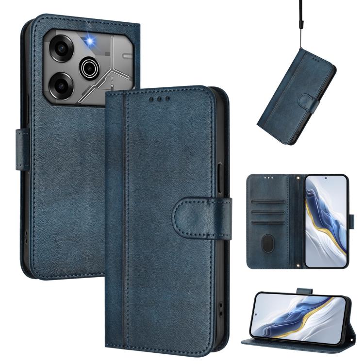 Line Splicing Buckle Retro Leather Phone Case, For Tecno Spark 30 4G, For Tecno Spark Go 5G 2025 / Infinix Hot 60i, For Tecno Spark 30C 4G, For Tecno Spark 20 Pro 5G, For Tecno Pop 6C, For Tecno Spark 10 Pro Magic Magenta, For Tecno Pova 6 4G          ...