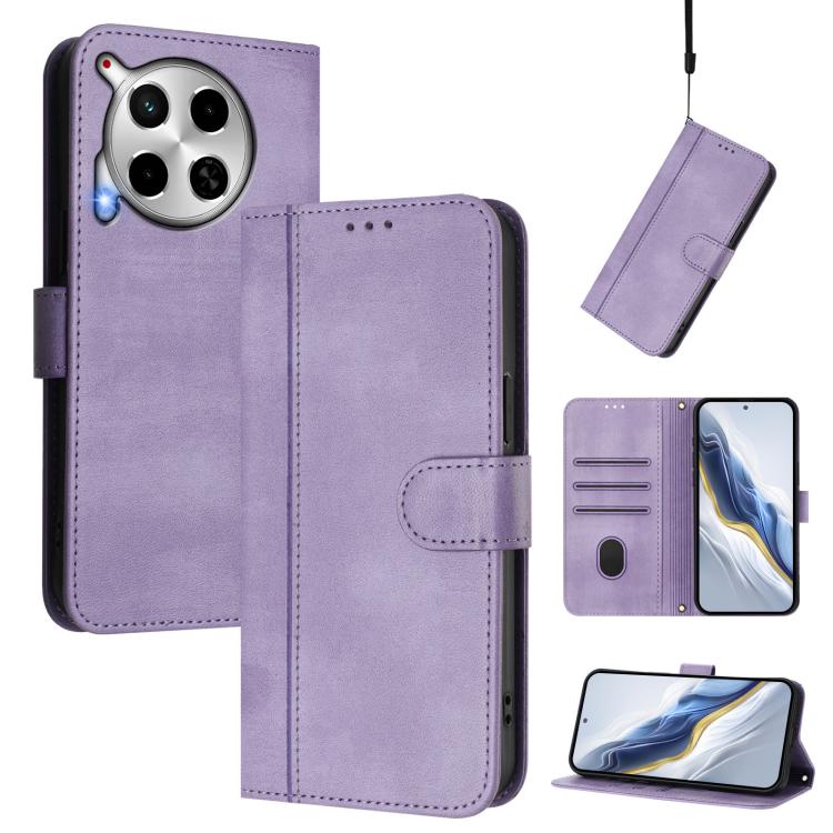 Line Splicing Buckle Retro Leather Phone Case, For Tecno Spark 30 4G, For Tecno Spark Go 5G 2025 / Infinix Hot 60i, For Tecno Spark 30C 4G, For Tecno Spark 20 Pro 5G, For Tecno Pop 6C, For Tecno Spark 10 Pro Magic Magenta, For Tecno Pova 6 4G          ...