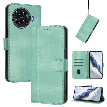 Line Splicing Buckle Retro Leather Phone Case, For Tecno Spark 20 Pro+ 4G, For Tecno Pova 5 Pro 5G, For Tecno Pova Neo 3, For Tecno Pova 5, For Tecno Camon 20 Premier 5G, For Tecno Camon 20 Pro 5G, For Tecno Camon 20 / 20 Pro 4G, For Tecno Spark 10 5G ...