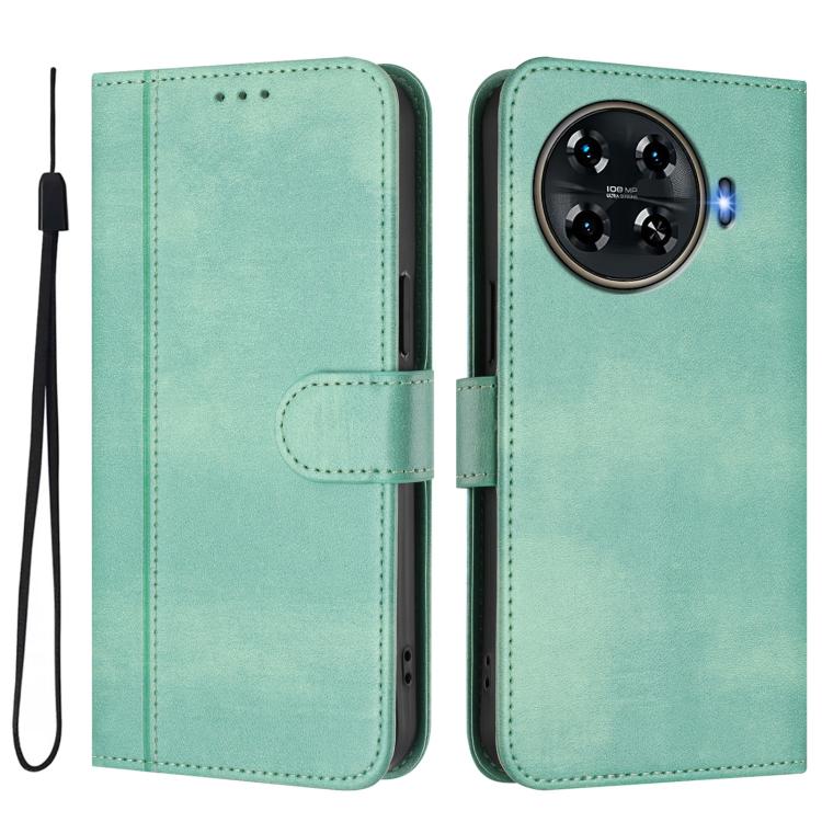 Line Splicing Buckle Retro Leather Phone Case, For Tecno Spark 20 Pro+ 4G, For Tecno Pova 5 Pro 5G, For Tecno Pova Neo 3, For Tecno Pova 5, For Tecno Camon 20 Premier 5G, For Tecno Camon 20 Pro 5G, For Tecno Camon 20 / 20 Pro 4G, For Tecno Spark 10 5G ...