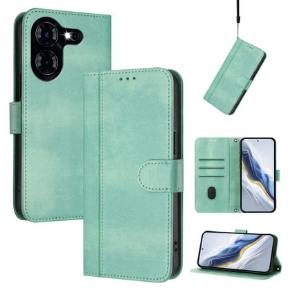 Line Splicing Buckle Retro Leather Phone Case, For Tecno Spark 20 Pro+ 4G, For Tecno Pova 5 Pro 5G, For Tecno Pova Neo 3, For Tecno Pova 5, For Tecno Camon 20 Premier 5G, For Tecno Camon 20 Pro 5G, For Tecno Camon 20 / 20 Pro 4G, For Tecno Spark 10 5G ...