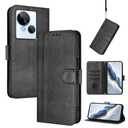 Line Splicing Buckle Retro Leather Phone Case, For Tecno Spark 20 Pro+ 4G, For Tecno Pova 5 Pro 5G, For Tecno Pova Neo 3, For Tecno Pova 5, For Tecno Camon 20 Premier 5G, For Tecno Camon 20 Pro 5G, For Tecno Camon 20 / 20 Pro 4G, For Tecno Spark 10 5G ...