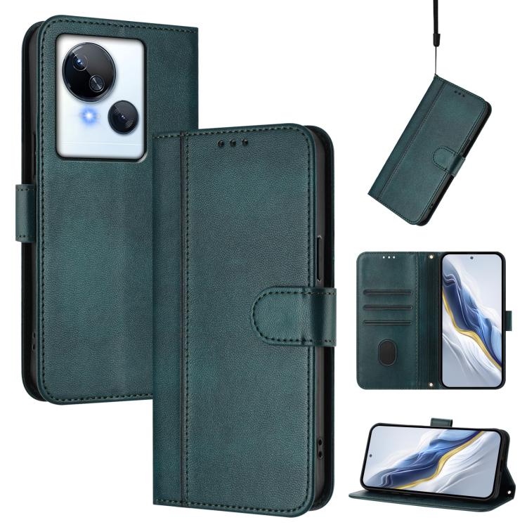 Line Splicing Buckle Retro Leather Phone Case, For Tecno Spark 20 Pro+ 4G, For Tecno Pova 5 Pro 5G, For Tecno Pova Neo 3, For Tecno Pova 5, For Tecno Camon 20 Premier 5G, For Tecno Camon 20 Pro 5G, For Tecno Camon 20 / 20 Pro 4G, For Tecno Spark 10 5G ...