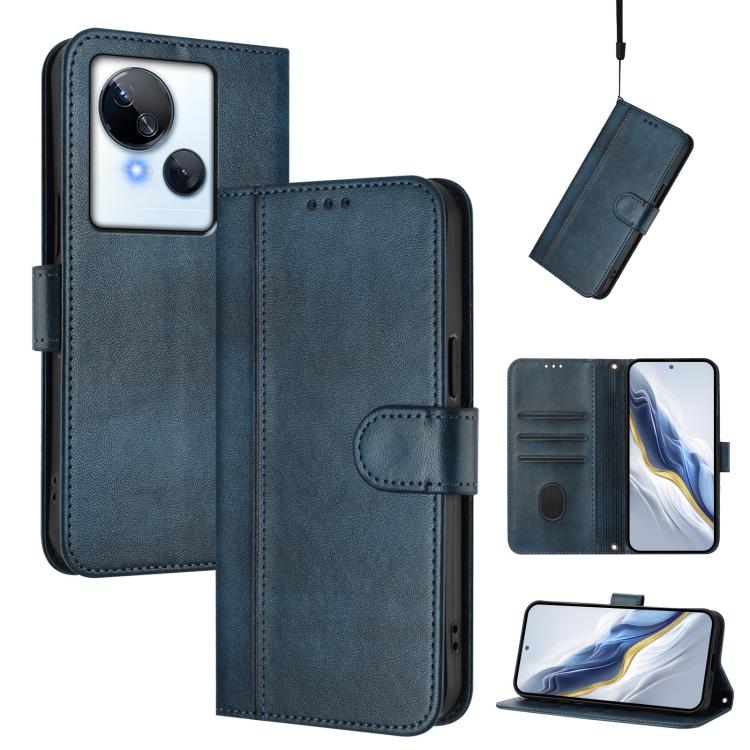 Line Splicing Buckle Retro Leather Phone Case, For Tecno Spark 20 Pro+ 4G, For Tecno Pova 5 Pro 5G, For Tecno Pova Neo 3, For Tecno Pova 5, For Tecno Camon 20 Premier 5G, For Tecno Camon 20 Pro 5G, For Tecno Camon 20 / 20 Pro 4G, For Tecno Spark 10 5G ...