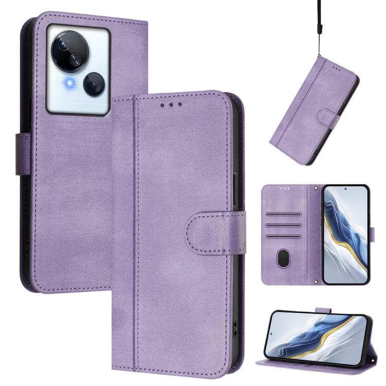 Line Splicing Buckle Retro Leather Phone Case, For Tecno Spark 20 Pro+ 4G, For Tecno Pova 5 Pro 5G, For Tecno Pova Neo 3, For Tecno Pova 5, For Tecno Camon 20 Premier 5G, For Tecno Camon 20 Pro 5G, For Tecno Camon 20 / 20 Pro 4G, For Tecno Spark 10 5G ...