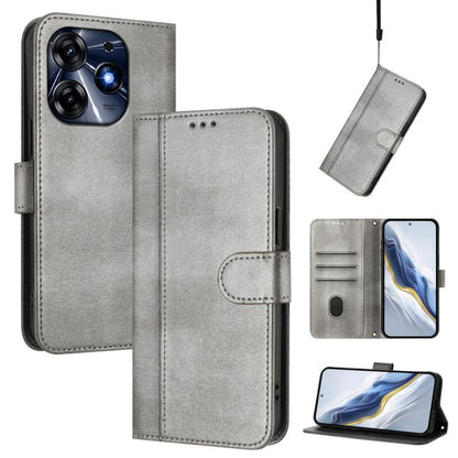 Line Splicing Buckle Retro Leather Phone Case, For Tecno Spark 20 Pro+ 4G, For Tecno Pova 5 Pro 5G, For Tecno Pova Neo 3, For Tecno Pova 5, For Tecno Camon 20 Premier 5G, For Tecno Camon 20 Pro 5G, For Tecno Camon 20 / 20 Pro 4G, For Tecno Spark 10 5G ...