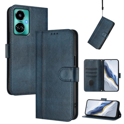 Line Splicing Buckle Retro Leather Phone Case, For Tecno Spark 20 Pro+ 4G, For Tecno Pova 5 Pro 5G, For Tecno Pova Neo 3, For Tecno Pova 5, For Tecno Camon 20 Premier 5G, For Tecno Camon 20 Pro 5G, For Tecno Camon 20 / 20 Pro 4G, For Tecno Spark 10 5G ...