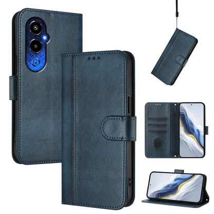Line Splicing Buckle Retro Leather Phone Case, For Tecno Spark 20 Pro+ 4G, For Tecno Pova 5 Pro 5G, For Tecno Pova Neo 3, For Tecno Pova 5, For Tecno Camon 20 Premier 5G, For Tecno Camon 20 Pro 5G, For Tecno Camon 20 / 20 Pro 4G, For Tecno Spark 10 5G ...