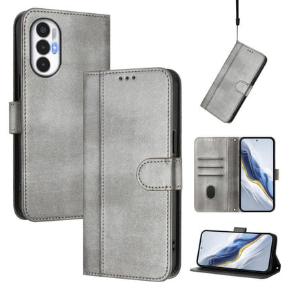 Line Splicing Buckle Retro Leather Phone Case, For Tecno Pova 4, For Tecno Pova Neo 2, For Tecno Spark Go 2022 / 8C / 9, For Tecno Spark 9 Pro / 9T, For Tecno Pova 3, For Tecno Pop 5, For Tecno Spark 7P, For Tecno Spark 7 / 7T